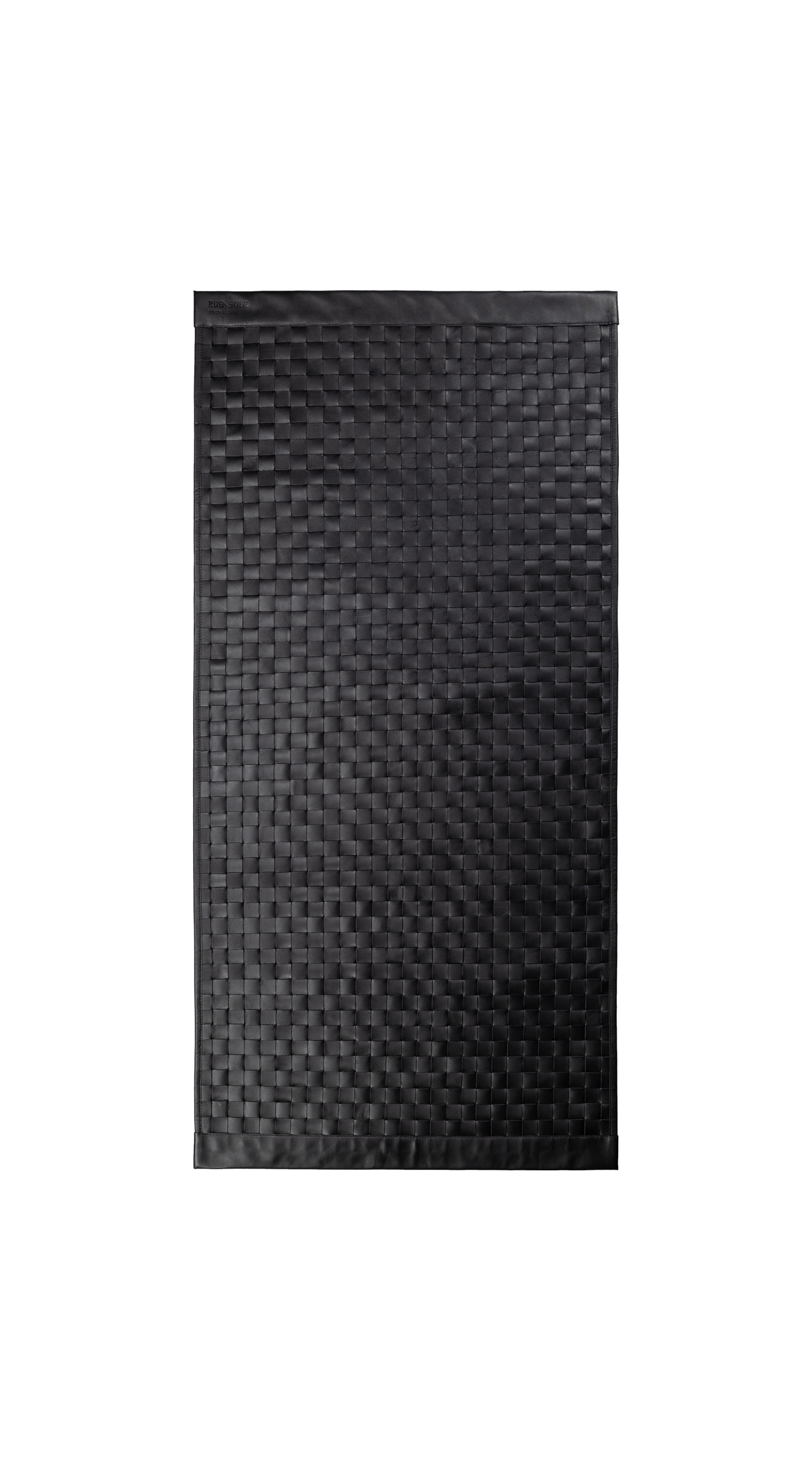 Leather Rug, Tuscany, Black